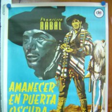 Cine: AMANECER EN PUERTA OSCURA - FRANCISCO RABAL - AÑO 1981 - ILUSTRADOR JUANINO