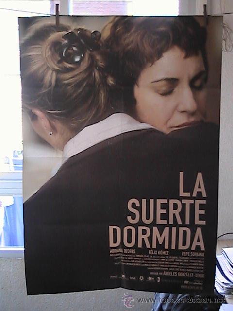 Cinema: LA SUERTE DORMIDA, CARTEL DE CINE ORIGINAL 70x100 APROX (51)