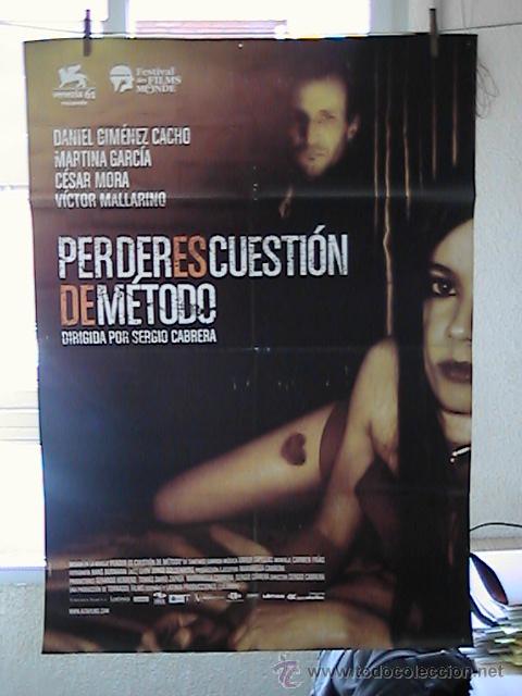 Cinema: PERDER ES CUESTION DE METODO, CARTEL DE CINE ORIGINAL 70x100 APROX (51)
