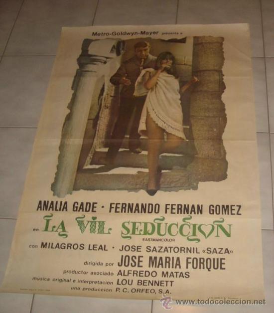 Cine: LA VIL SEDUCCI&Oacute;N,A&Ntilde;O 1968 - Foto 1