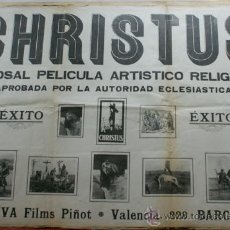 Cine: CHRISTUS, CARTEL CINE MUDO CIRCA 1915