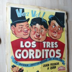 Cine: LOS TRES GORDITOS, CARTEL ARAJOL CIRCA 1945
