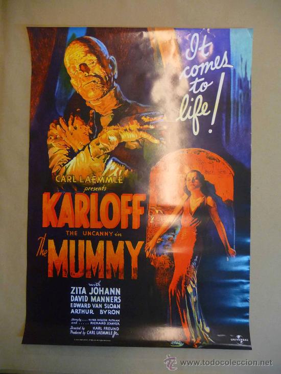 Cinema: CARTE PUBLICITARIO, PELICULA, LA MOMIA, THE MUMMY, MEDIDAS: 68X48 CM