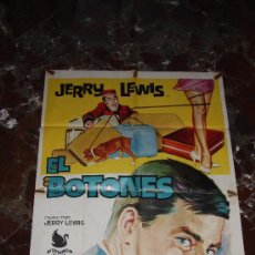 Cine: CARTEL CINE EL BOTONES JERRY LEWIS 1966 JANO 100 X 70 CMS. Lote 22977853