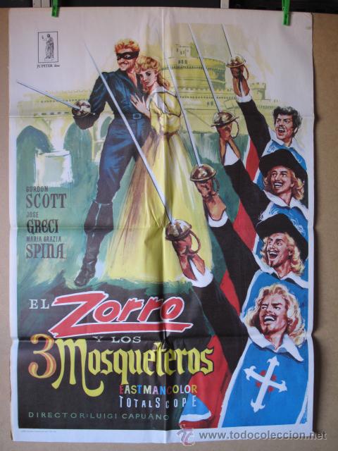 Cinema: EL ZORRO Y LOS 3 MOSQUETEROS