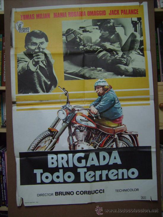 Cinema: BRIGADA TODO TERRENO, con Jack Palance. POSTER. 70 X 100 cms. 1977