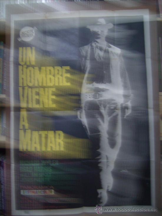 Cinema: UN HOMBRE VIENE A MATAR, con Brad Harris.  POSTER.