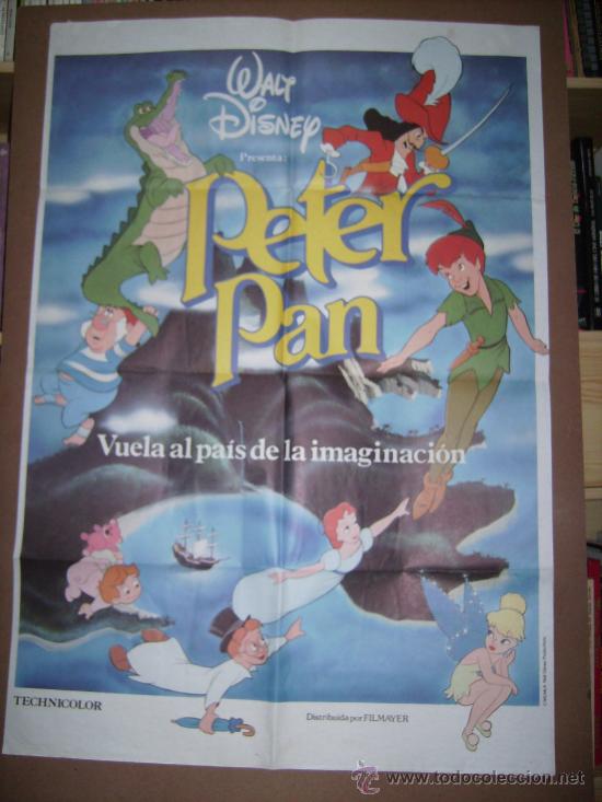 Cine: PETER PAN, de Walt Disney.  POSTER. - Foto 1