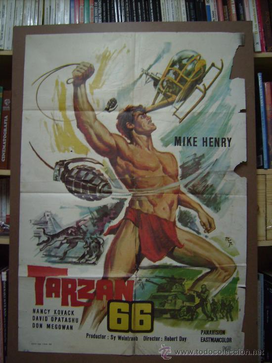 Cine: TARZAN  66, con Mike Henry.  POSTER.