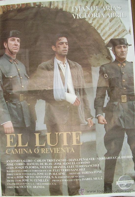 Kino: EL LUTE - IMANOL ARIAS, VICTORIA ABRIL POSTER 100 X 70 CM