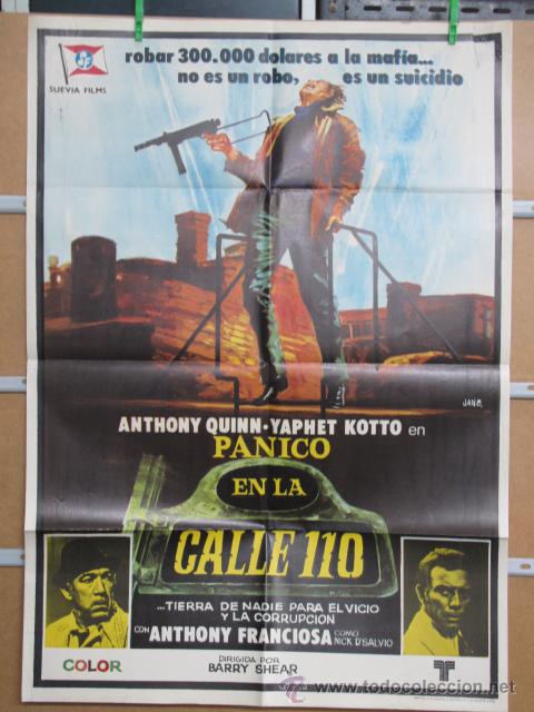 Cin&eacute;ma: PANICO EN LA CALLE 110