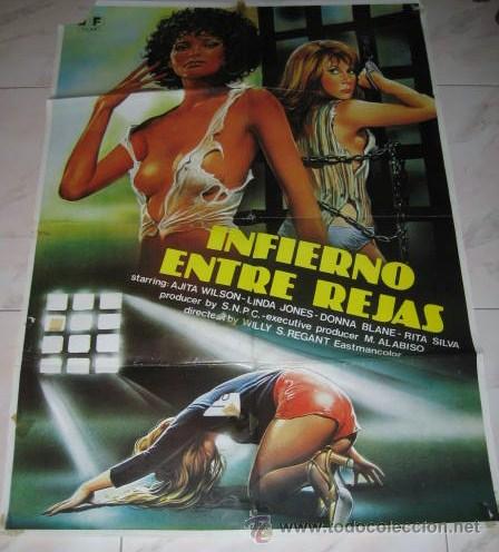 Cin&eacute;ma: CARTEL DE LA PELICULA : INFIERNO ENTRE REJAS. 1984.. ENVIO GRATIS&iexcl;&iexcl;&iexcl;