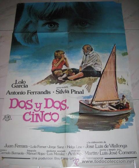 Cin&eacute;ma: CARTEL DE LA PELICULA: DOS Y DOS CINCO. 1981. ENVIO GRATIS&iexcl;&iexcl;&iexcl;