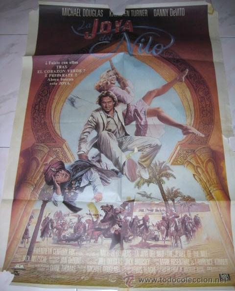 Cin&eacute;ma: CARTEL DE LA PELICULA: LA JOYA DEL NILO. 1985. ENVIO GRATIS&iexcl;&iexcl;&iexcl;