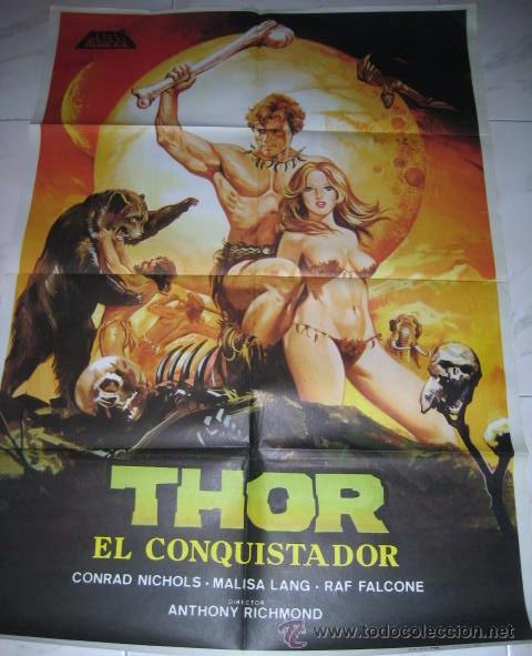 Cine: CARTEL DE LA PELICULA: THOR EL CONQUISTADOR. 1983.. ENVIO GRATIS&iexcl;&iexcl;&iexcl;