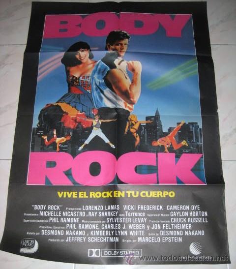Cin&eacute;ma: CARTEL DE LA PELICULA: BODY ROCK.. ENVIO GRATIS&iexcl;&iexcl;&iexcl;