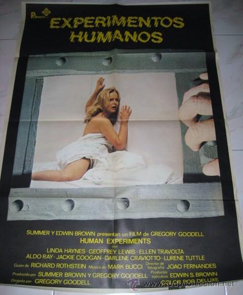 Cin&eacute;ma: CARTEL DE LA PELICULA: EXPERIMENTOS HUMANOS 1981 .ENVIO GRATIS&iexcl;&iexcl;&iexcl;