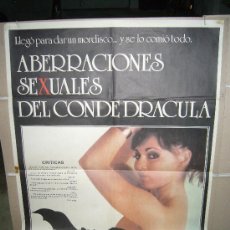 Cine: ABERRACIONES SEXUALES DEL CONDE DRACULA VANESSA DEL RIO SAMANTHA FOX POSTER ORIGINAL 70X100 Q. Lote 185771243