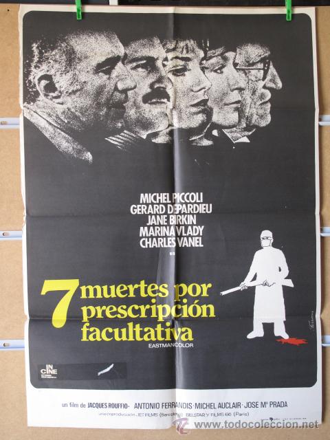 Cine: SIETE MUERTES POR PRESCRICION FACULTATIVA