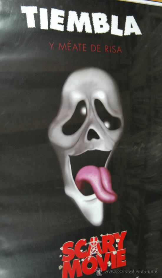 Kino: scary movie - promocional - poster cartel original tiembla trembles Keenen Ivory Wayans