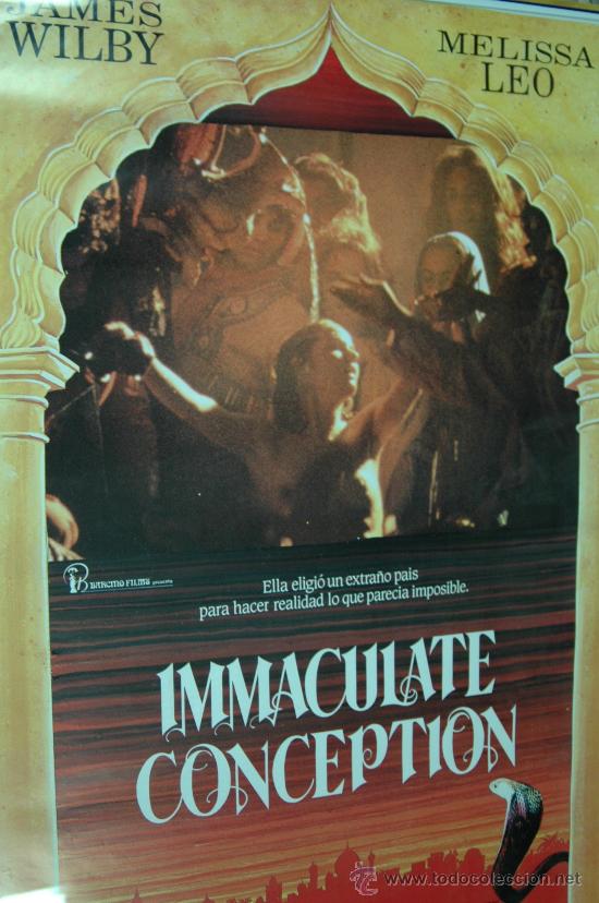 Kino: immaculate conception - poster cartel original Jamil Dehlavi james wilby Melissa Leo