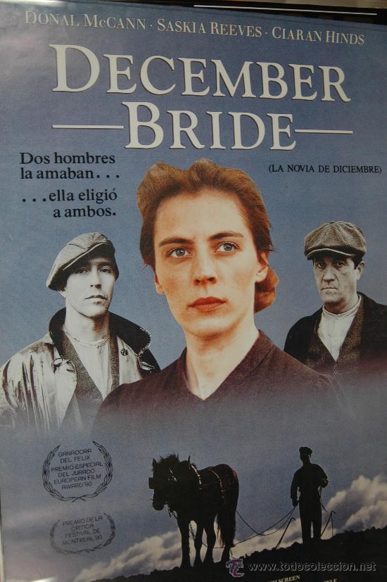 Kino: december bride - la novia de diciembre - poster cartel Thadeus O'Sullivan saskia reeves