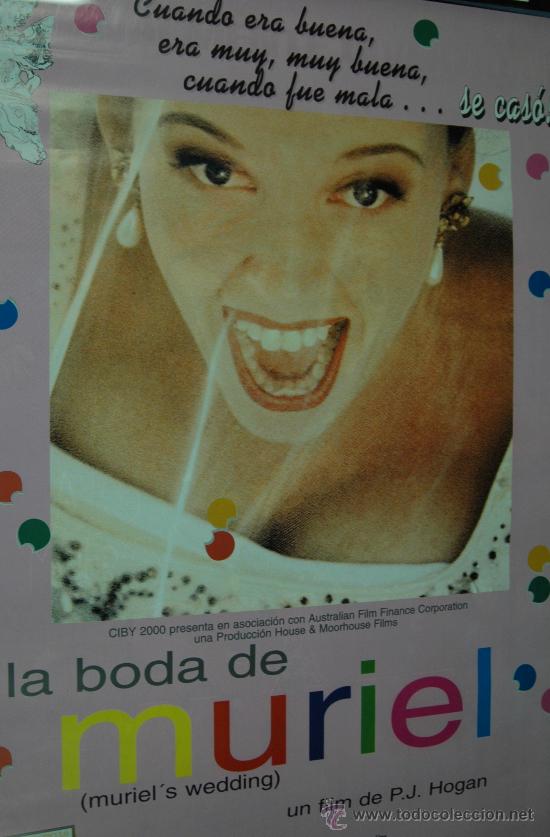 Kino: la boda de muriel - j. p. hogan - poster cartel original - Muriel's Wedding