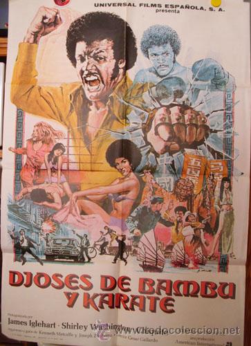 Cinema: Poster DIOSES DE BAMB&Uacute; Y K&Aacute;RATE Original 1975 GALLARDO Cesar (Director) James Iglehart,...