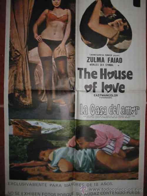 Cin&eacute;ma: Poster Cine : LA CASA DEL AMOR / THE HOUSE OF LOVE. Cartel Original 40x64cm