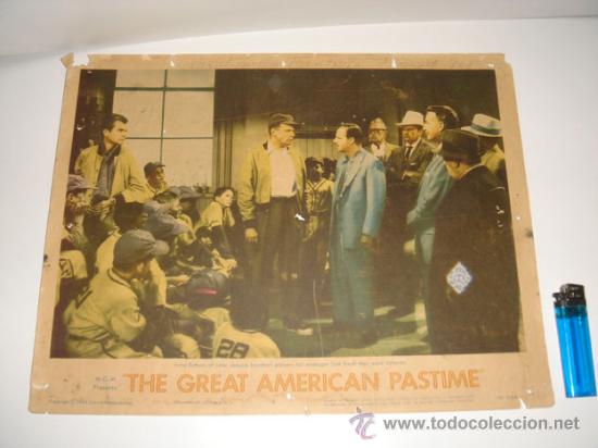 Cine: Lobby-card de la pel&iacute;cula THE GREAT AMERICAN PASTIME.