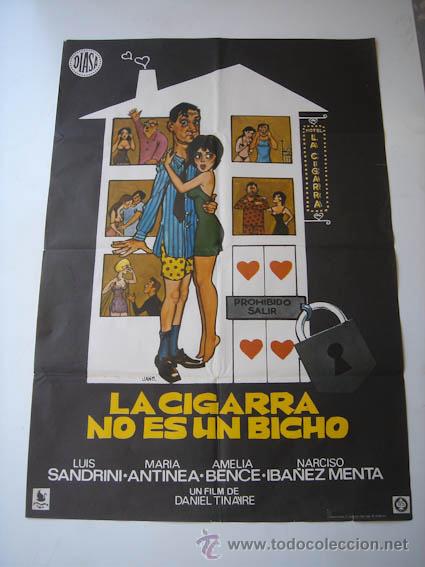 Kino: Poster original de la pel&iacute;cula LA CIGARRA NO ES UN BICHO.