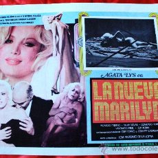 Cine: LA NUEVA MARILYN 1976 (CARTEL ORIGINAL) AGATA LYS RICARDO MERINO VERONICA MIRIEL SILVIA SOLAR. Lote 29362096