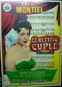 Cine: EL ULTIMO CUPLE (SARA MONTIEL) - Foto 1