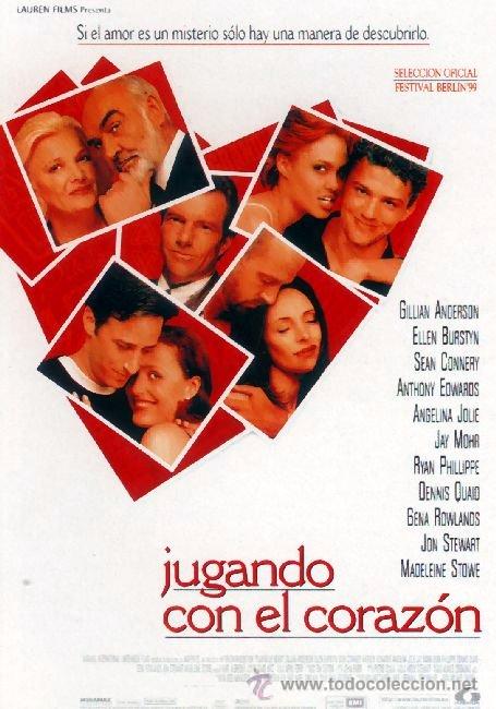 Cinema: CARTEL DE CINE ORIGINAL JUGANDO CON EL CORAZ&Oacute;N TAMA&Ntilde;O 70X100