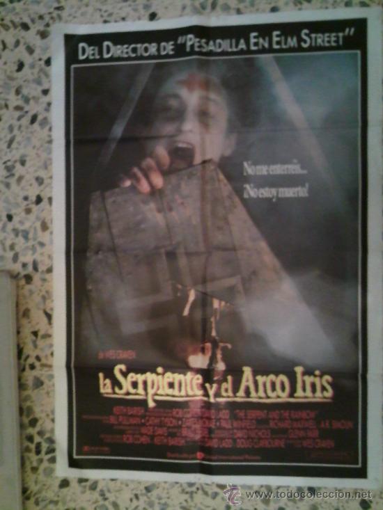 Cine: LA SERPIENTE Y EL ARCOIRIS - 67x100 - Foto 1