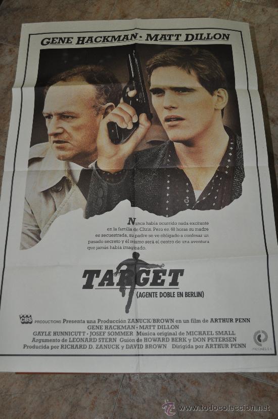 Cinema: POSTER TARGET (AGENTE DOBLE EN BERLIN) DE 1985 70X100 CM