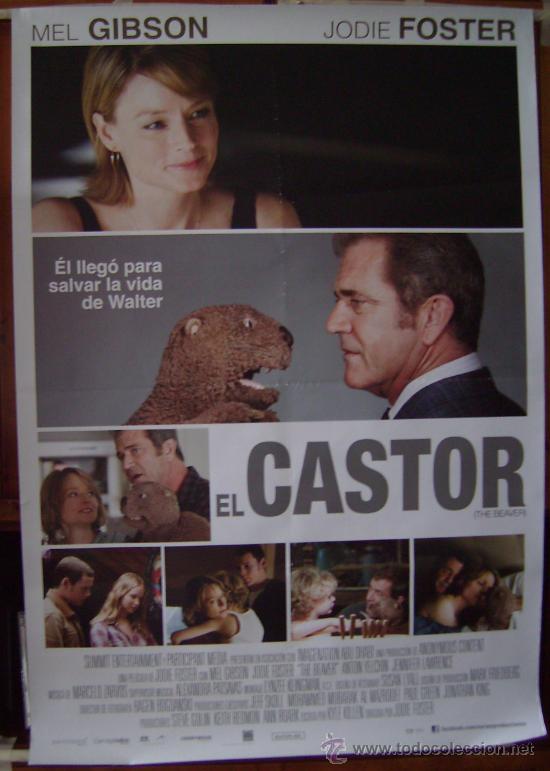 Cine: EL CASTOR, con Mel Gibson. POSTER