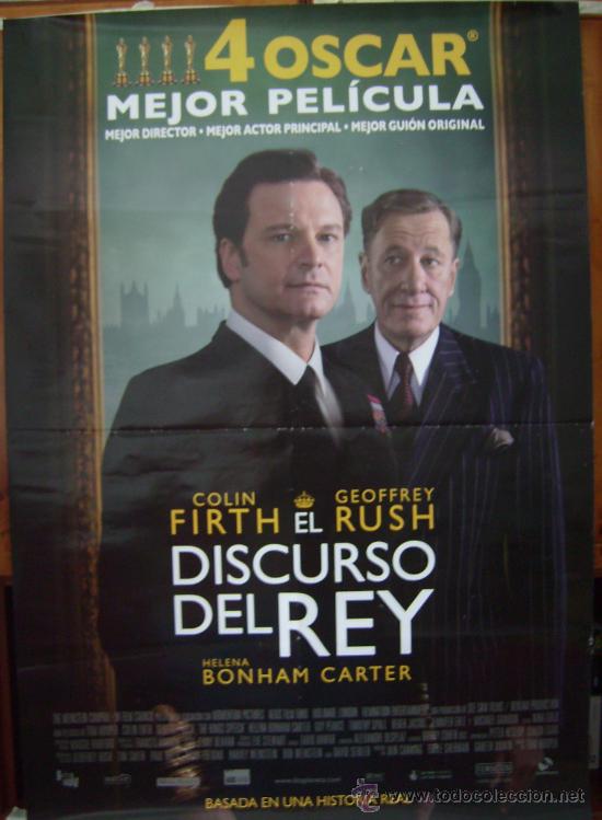 Cine: EL DISCURSO DEL REY, con Helena Bonham Carter. POSTER.