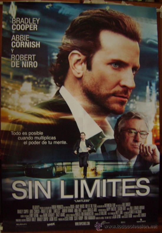 Cine: SIN LIMITES, con Robert de Niro. POSTER.