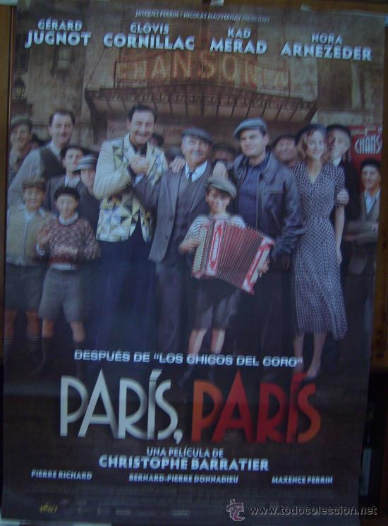Cine: PARIS, PARIS, con Pierre Richard. POSTER.