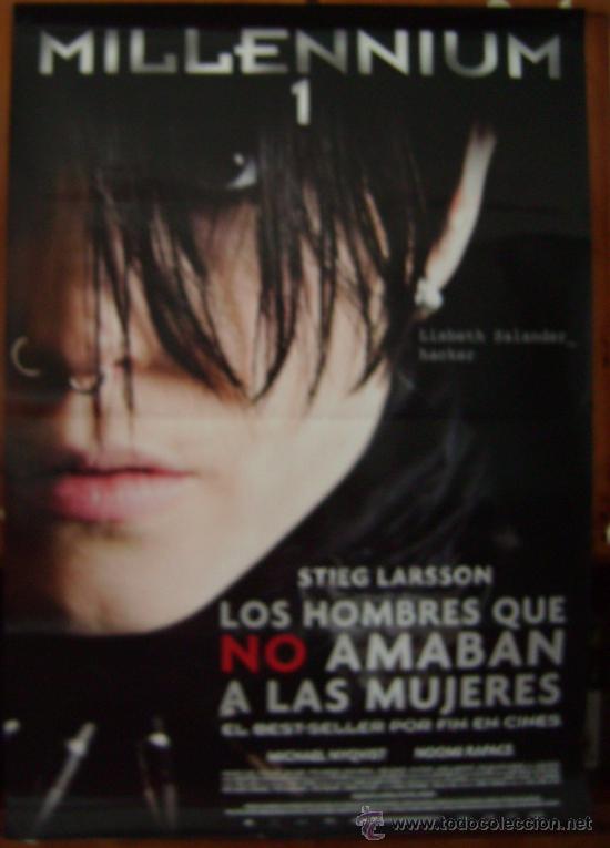 Cine: MILLENNIUM 1, con Stieg Larsson.POSTER. - Foto 1