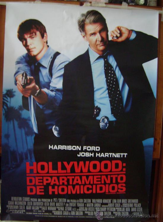 Cinema: HOLLYWOOD: DEPARTAMENTO DE HOMICIDIOS, con Harrison Ford. POSTER.
