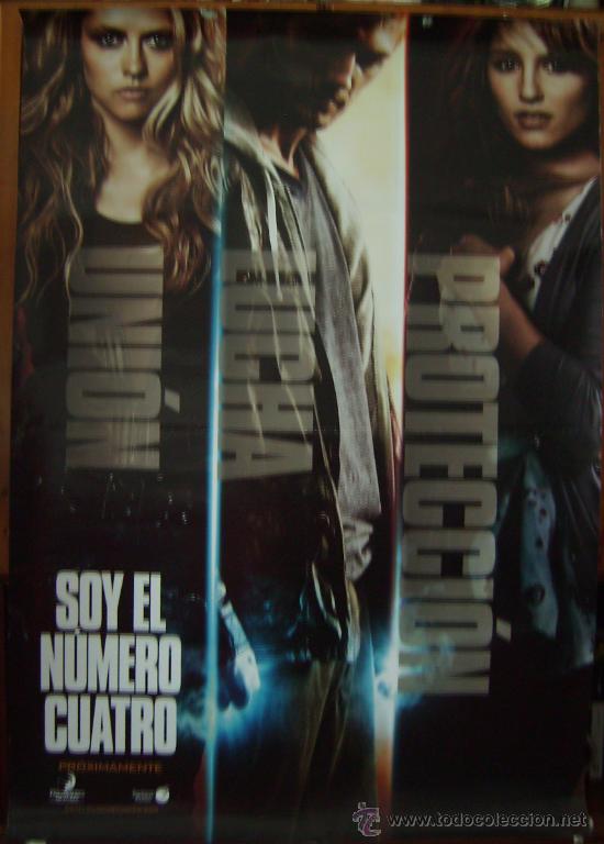 Cine: SOY EL NUMERO CUATRO, con Teresa Palmer. POSTER.