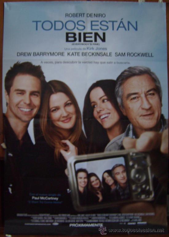 Cine: TODOS ESTAN BIEN, con Robert de Niro. POSTER.