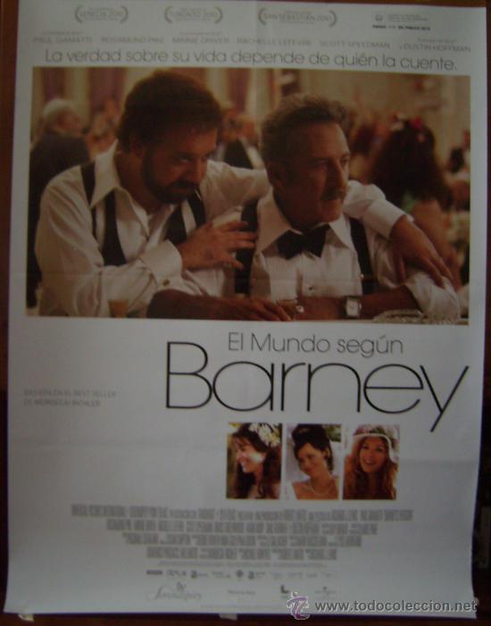 Cine: EL MUNDO SEGUN BARNEY. POSTER.