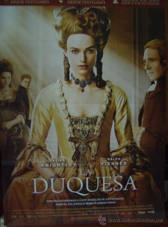 Cine: LA DUQUESA, con Keira Knightley. POSTER.