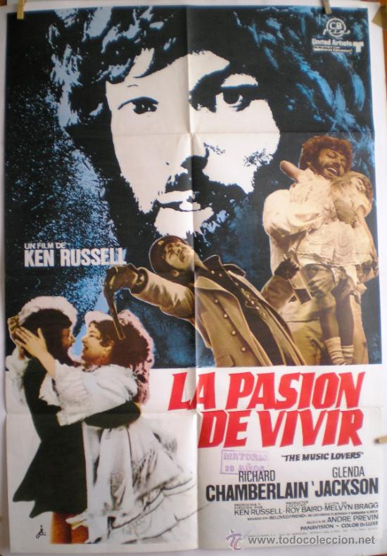 Cin&eacute;ma: CARTEL DE CINE: LA PASION DE VIVIR (100 X 70 cm)