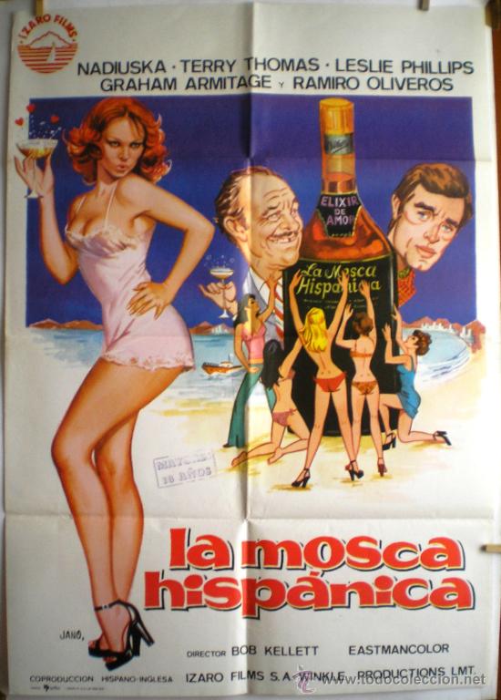 Cin&eacute;ma: CARTEL DE CINE: LA MOSCA HISPANICA (100 X 70 cm.)