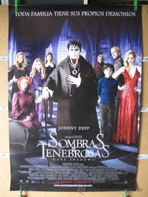 Cine: SOMBRAS TENEBROSAS POSTER ORIGINAL - Foto 1