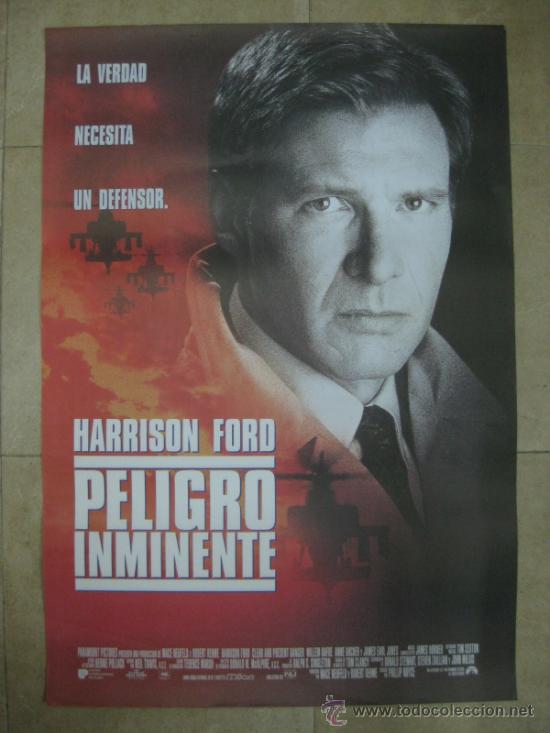 Cine: Poster - PELIGRO INMINENTE - HARRISON FORD - Foto 1